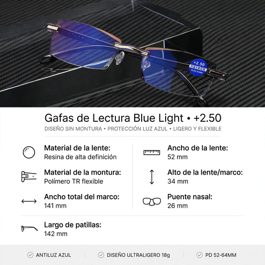 Gafas TR90 Pro Titanium FM! COMPRA 1 Y LLEVE 2 + Solo pagas cuando recibes el producto 🚚 Envío gratis.
